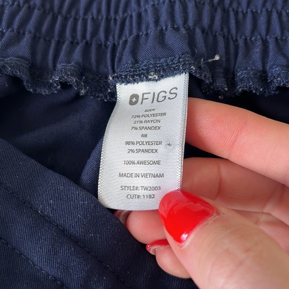 FIGS Zamora Jogger Scrub Pant Graphite Navy S TW2003 - Picture 3 of 8